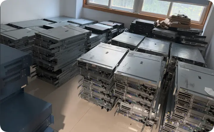 Batch of retired enterprise servers collected and classified