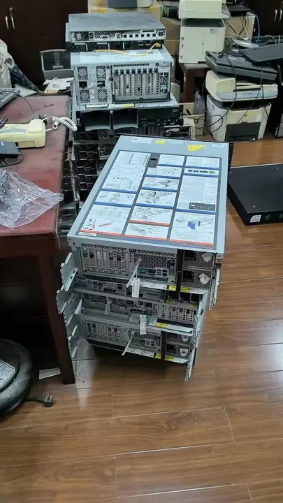 Enterprise server hardware prepared for model checking and asset review