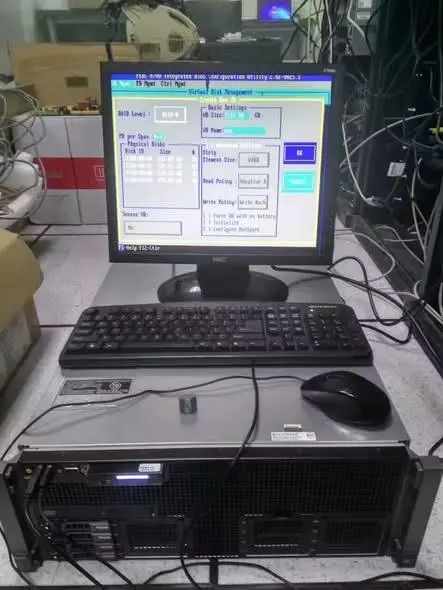 RAID configuration during Dell PowerEdge R910 deployment