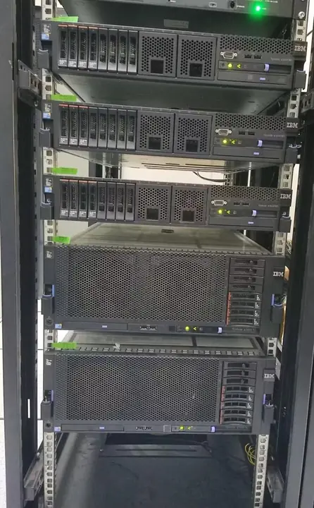 Organized enterprise servers after the server room project